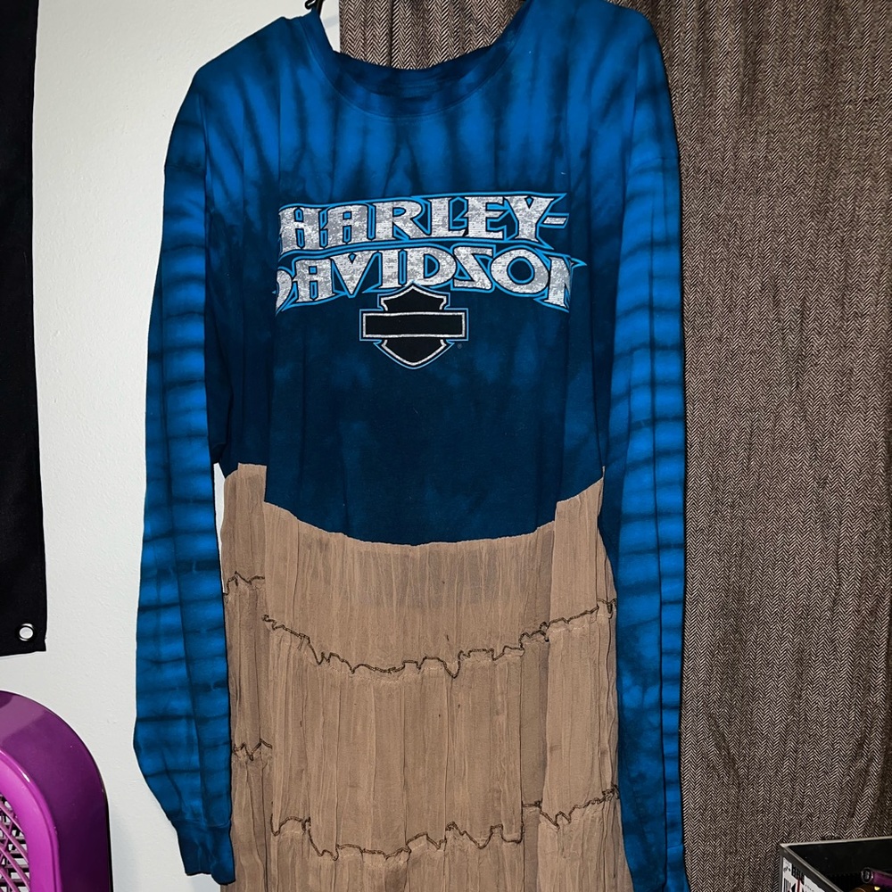 Harley Davidson vintage home made hippie dress